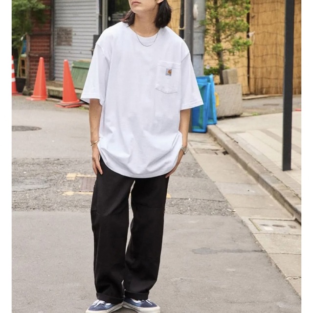 carhartt(カーハート)の【新品未使用品★Mサイズ】カーハート★Tシャツ★ホワイト★半袖★White メンズのトップス(Tシャツ/カットソー(半袖/袖なし))の商品写真