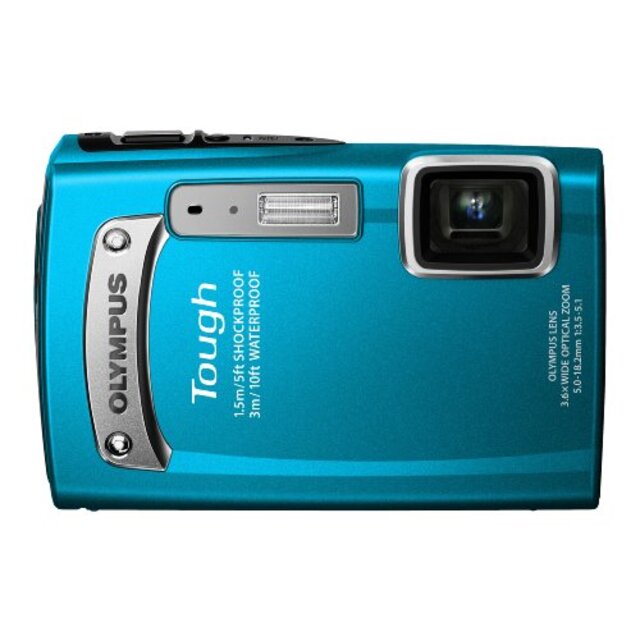 OLYMPUS デジタルカメラ TG-320 1400万画素 3m防水 1.5m耐落下衝撃 ブルー TG-320 BLU tf8su2k