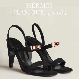 エルメス(Hermes)の☆みる様専用☆定価18万HERMES サンダル GLAMOUR 95 黒(サンダル)