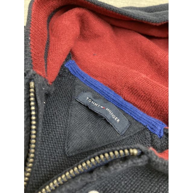 TOMMY HILFIGER(トミーヒルフィガー)の【トミーヒルフィガー 90cm】ニットパーカー　rm28353 キッズ/ベビー/マタニティのキッズ服男の子用(90cm~)(ジャケット/上着)の商品写真