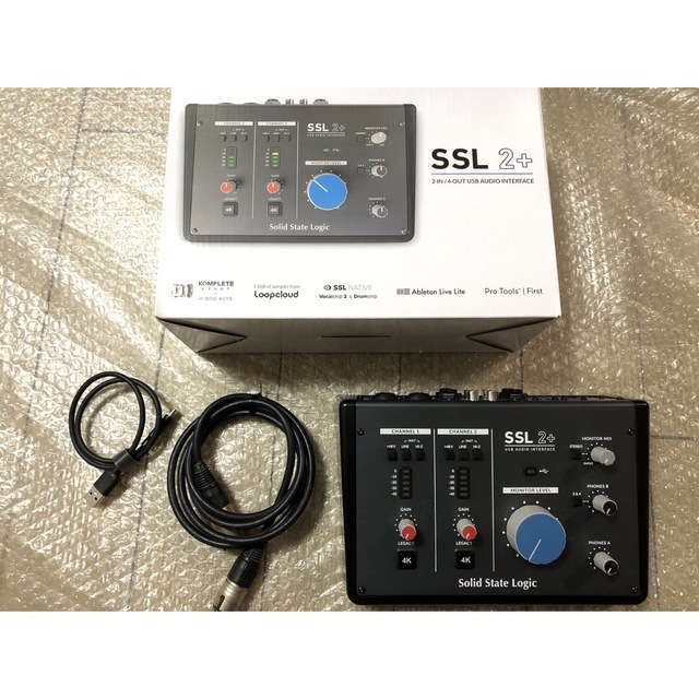 SSL　solid　2+　logic　オーディオインターフェイス　美品】　state