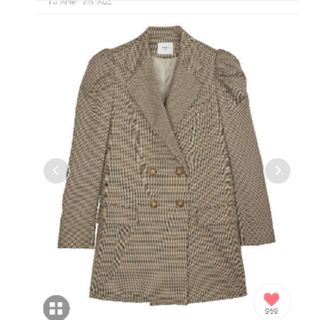 アメリヴィンテージ(Ameri VINTAGE)の完売！！CHECK JACKET MINI DRESS(テーラードジャケット)