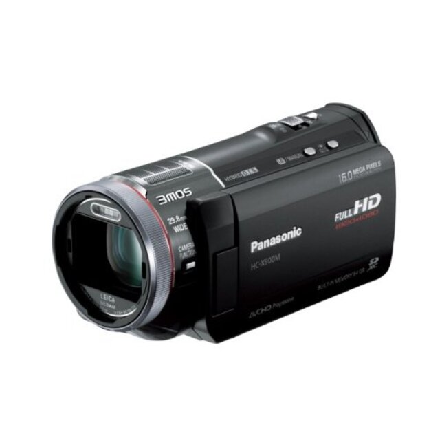 【中古】パナソニック デジタルハイビジョンビデオカメラ X900 内蔵メモリー64GB 3MOS ブラック HC-X900M-K tf8su2k