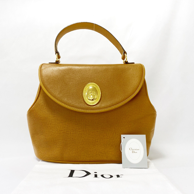 Dior ディオール ハンドバッグ レザー CD金具 ゴールド