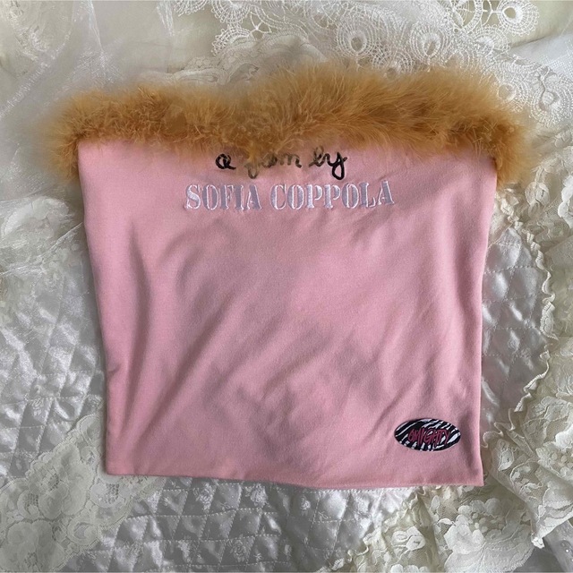 y2k OMIGHTY x SOFIA COPPOLA crop top レディースのトップス(ベアトップ/チューブトップ)の商品写真