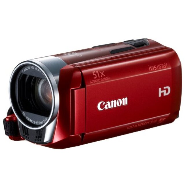 オンラインストア販売 【中古】Canon デジタルビデオカメラ iVIS HF R31 レッド 光学32倍ズーム フルフラットタッチパネル  IVISHFR31RD tf8su2k 16141.4円 スマホ/家電/カメラその他 PINTUPLASTCOMVE