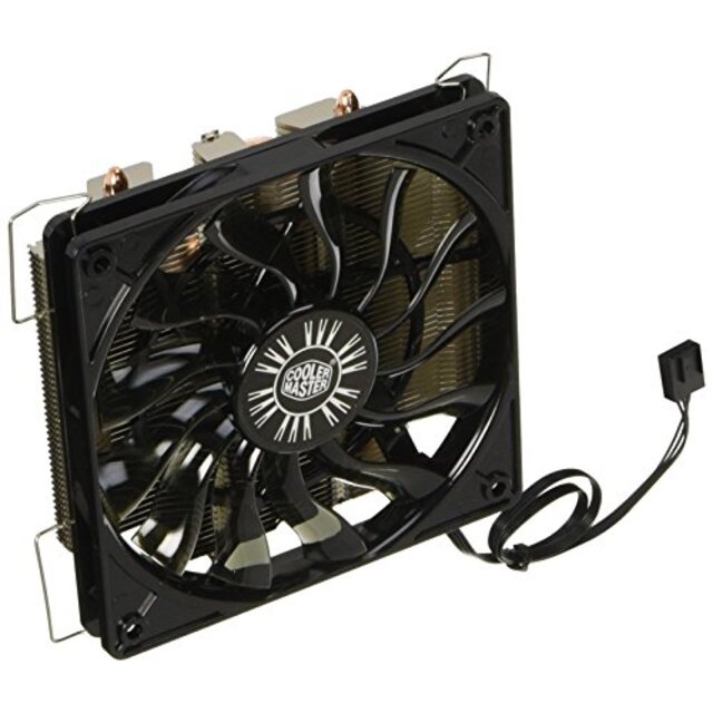 Cooler Master 風神スリム トップフローCPUク―ラー 120mm大型PWMファン搭載 Intel/AMD両対応 FN730 RR-GMM4-16PK-J1 tf8su2k