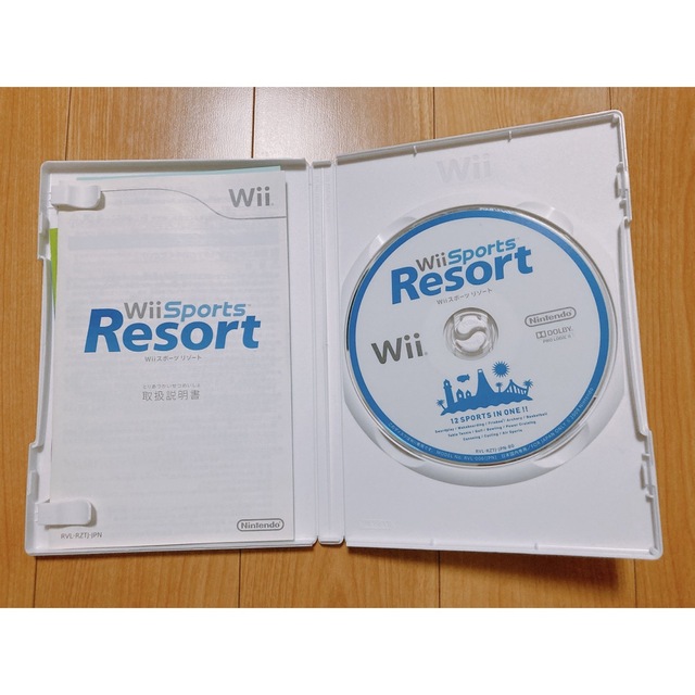 Wii Sports resort エンタメ/ホビーのゲームソフト/ゲーム機本体(家庭用ゲームソフト)の商品写真