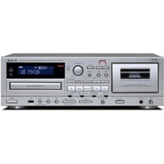 TEAC CD/カセットレコーダー USB接続対応 シルバー AD-RW900-S tf8su2k