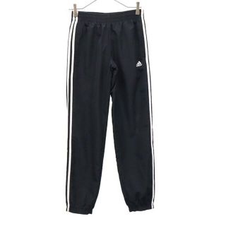 アディダス(adidas)のアディダス 3ライン スポーツ ロングパンツ 160 ブラック adidas トレーニングウェア キッズ 【中古】  【230516】(パンツ/スパッツ)