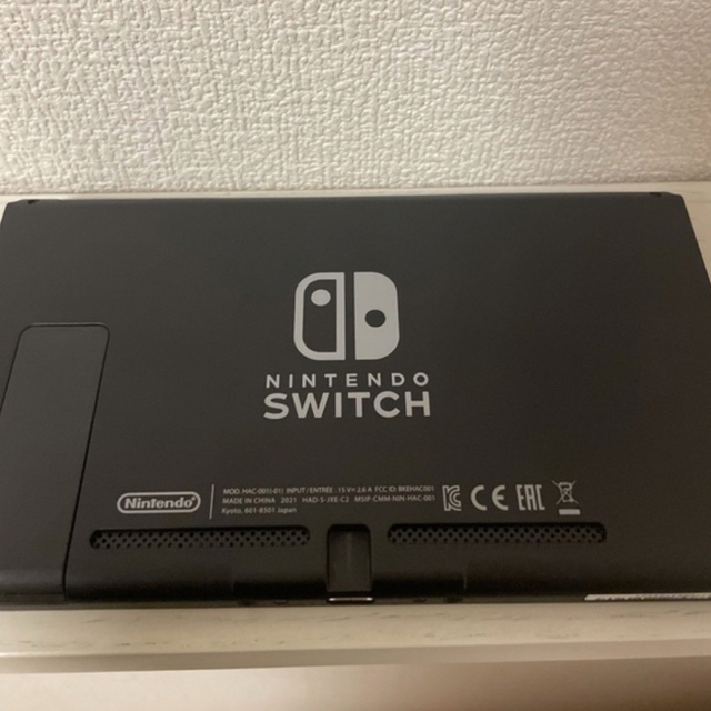 ほぼ新品 Nintendo Switch本体  グレー バッテリー強化版