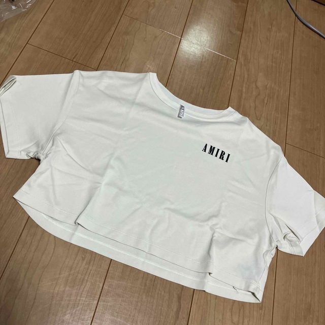 美品 amiri クロップド Tシャツの通販 by マメ's shop｜ラクマ