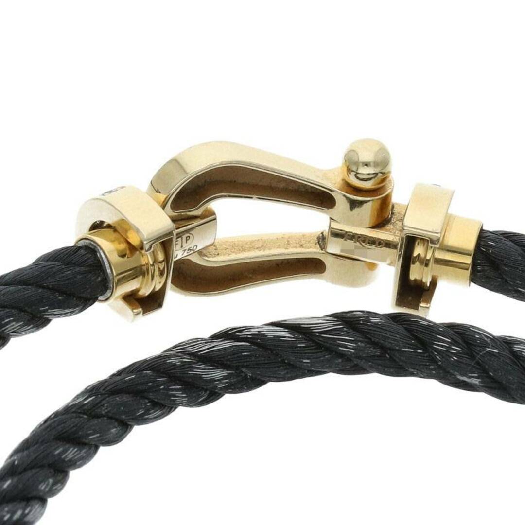 フレッド FORCE10/フォース10 LM K18YGケーブル2連ブレスレット メンズ