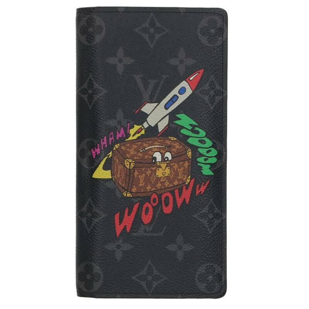 高級素材使用ブランド ルイヴィトン VUITTON LOUIS M80931 メンズ モノグラム・エクリプス二つ折りウォレット財布 ポルトフォイユ・ ブラザ 財布 ルイヴィトン ポルトフォイユブラザ モノグラムエクリプス メンズ