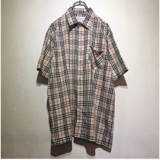 バーバリー(BURBERRY)のburberry check s-shirt(シャツ)