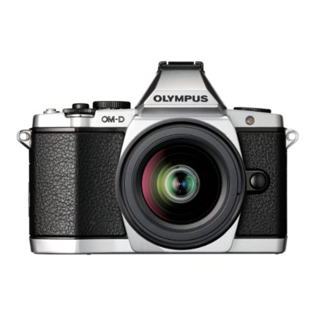 OLYMPUS ミラーレス一眼 OM-D E-M5 レンズキット シルバー 1605万画素 防塵 防滴 OM-D E-M5 LKIT SLV