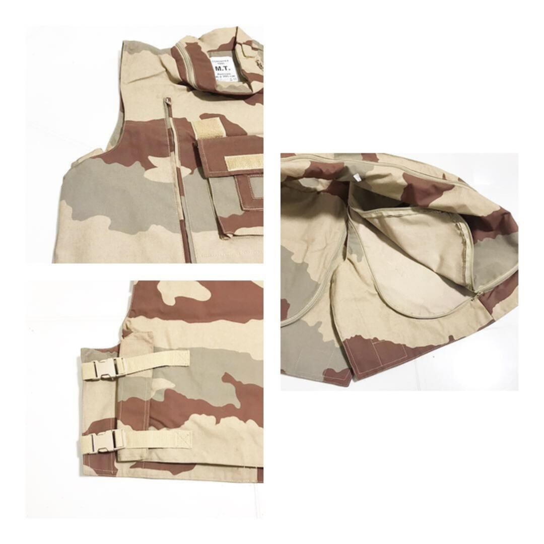 MILITARY(ミリタリー)の希少小さめサイズ 86-95 dead stock フランス軍 変形 ベスト メンズのジャケット/アウター(ミリタリージャケット)の商品写真