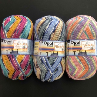 NEW オパール毛糸　ビューティー3  3玉セット