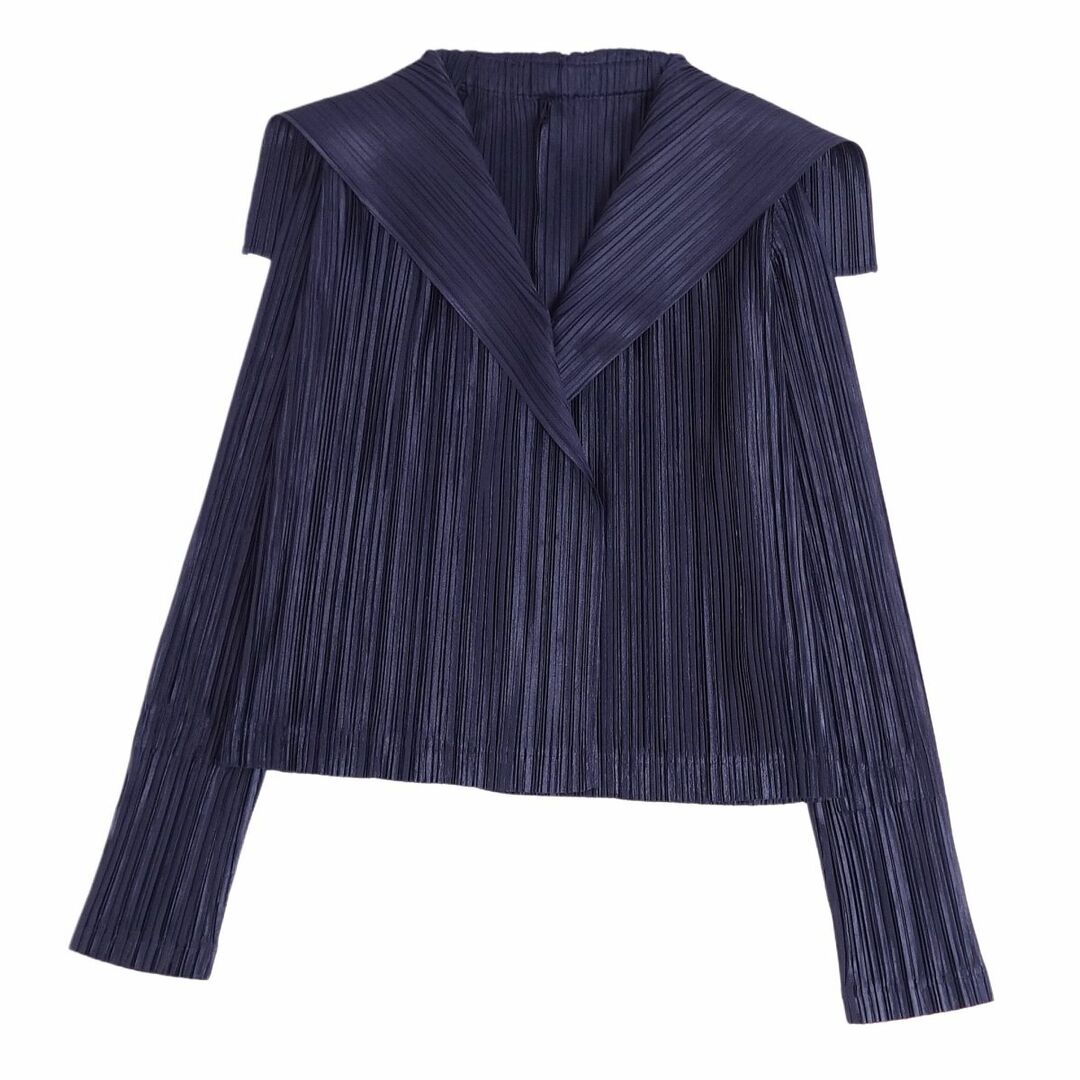 極美品 プリーツプリーズ イッセイミヤケ PLEATS PLEASE ジャケット セーラーカラー プリーツ アウター レディース 5(XXL相当) ネイビー | フリマアプリ ラクマ 極美品 プリーツプリーズ イッセイミヤケ PLEATS PLEASE ジャケット セーラーカラー プリーツ アウター レディース 5(XXL相当) ネイビー | フリマアプリ ラクマ