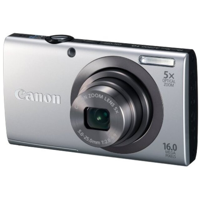 Canon デジタルカメラ PowerShot A2300 シルバー 光学5倍ズーム 約1600万画素 PSA2300(SL) tf8su2k