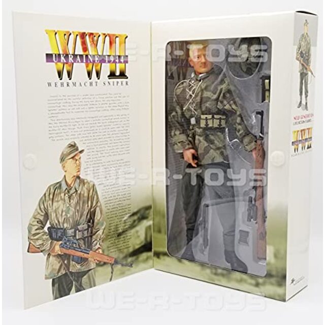 WWII Ukraine 1944 Wehrmacht German Germany Sniper 1:6 Action Figure Authentic Uniform 1999 Discontinued