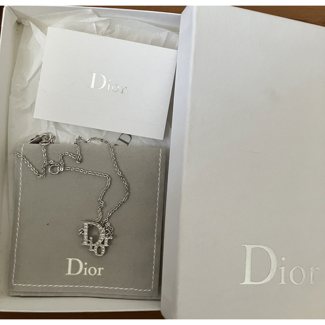 クリスチャンディオール Dior ヴィンテージ シルバーラインストーン