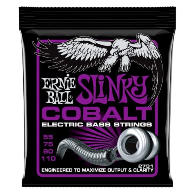 【正規品】 ERNIE BALL 2731 ベース弦 (55-110) COBALT POWER SLINKY BASS コバルト・パワー・スリンキー・ベース tf8su2k