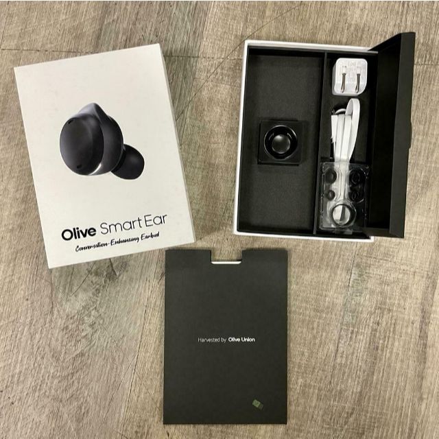 オリーブスマートイヤー Olive Smart Ear スマホ連携 集音器 黒