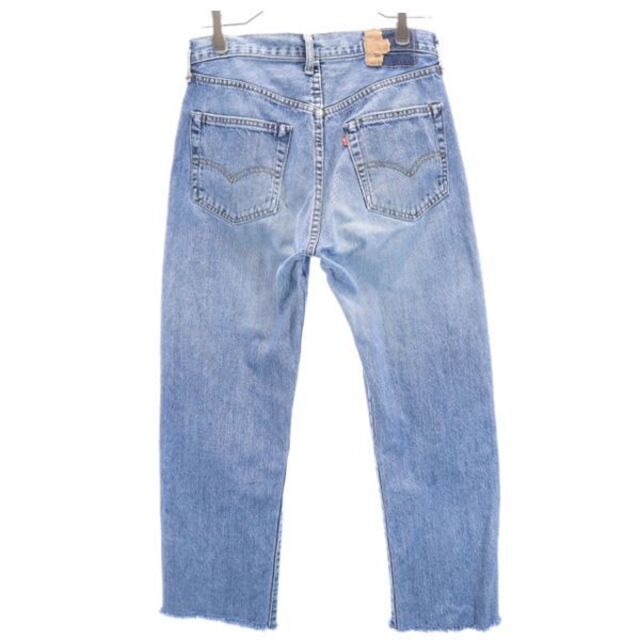 リーバイス 551Z 復刻 日本製 ストレート デニムパンツ w30 Levi's ビッグE 赤耳 カットオフ メンズ  【R221106】 1