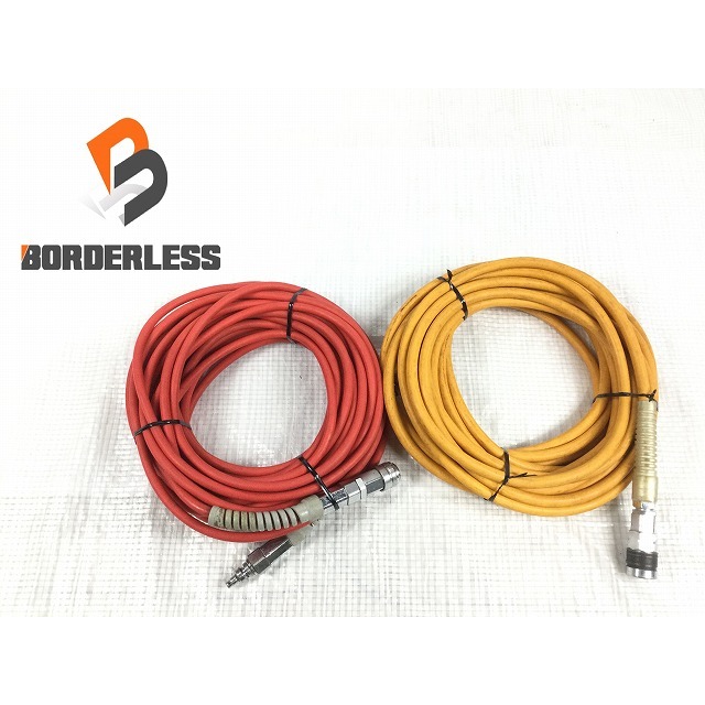 ☆中古品2本セット☆メーカー不明 超ソフト 高圧ホース 内径6mm ☆中古品2本セット☆メーカー不明 超ソフト 高圧ホース 内径6mm