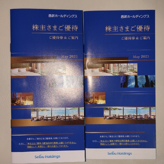 西武HD 株主優待冊子　2冊