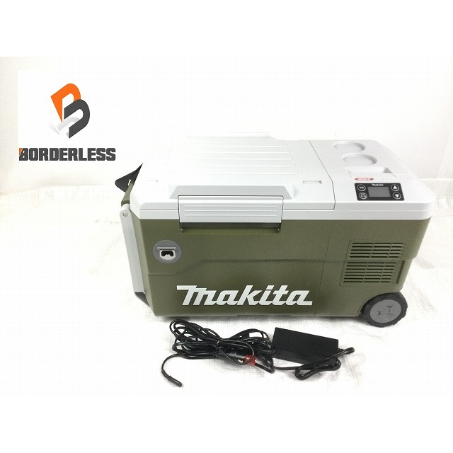 ☆極美品☆makita マキタ 40Vmax 充電式保冷温庫 CW001GZO 本体のみ オリーブ アウトドア 18V ACアダプター シガーソケット 対応 71578