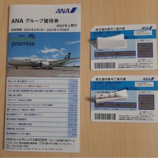 エーエヌエー(ゼンニッポンクウユ)(ANA(全日本空輸))のANA 全日空　株主優待セット　株主優待番号案内2枚(その他)