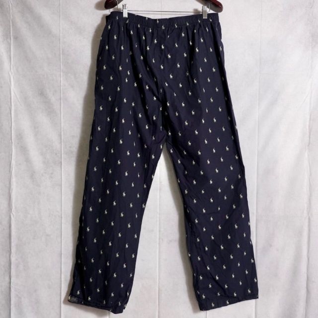Ralph Lauren(ラルフローレン)のRalph Lauren パジャマパンツ　ネイビー　XLサイズ　総柄 メンズのパンツ(その他)の商品写真
