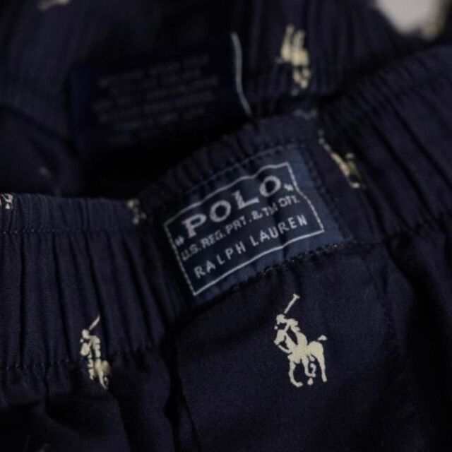 Ralph Lauren(ラルフローレン)のRalph Lauren パジャマパンツ　ネイビー　XLサイズ　総柄 メンズのパンツ(その他)の商品写真