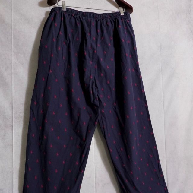 Ralph Lauren(ラルフローレン)のラルフローレン　パジャマパンツ　ネイビー　XLサイズ　総柄　イージーパンツ メンズのパンツ(その他)の商品写真