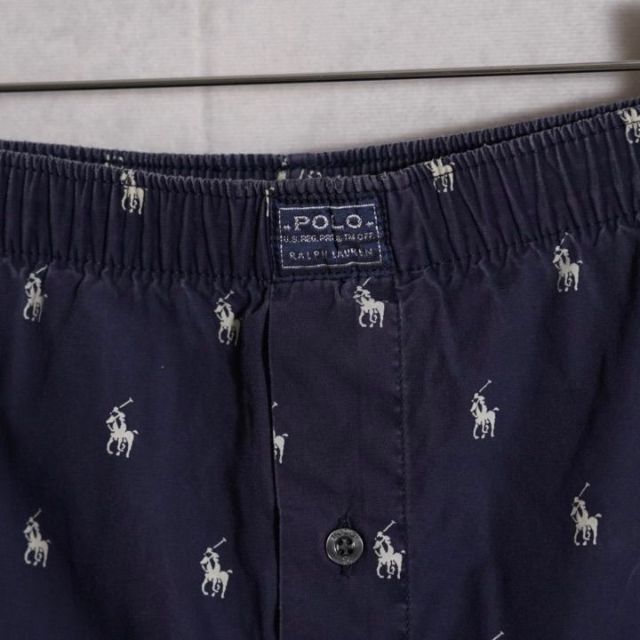 Ralph Lauren(ラルフローレン)のラルフローレン　パジャマパンツ　Mサイズ　ネイビー　総柄 メンズのパンツ(その他)の商品写真