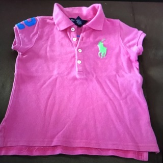 ポロラルフローレン(POLO RALPH LAUREN)の可愛いピンク☆3T ラルフローレン ポロシャツ 100(Tシャツ/カットソー)
