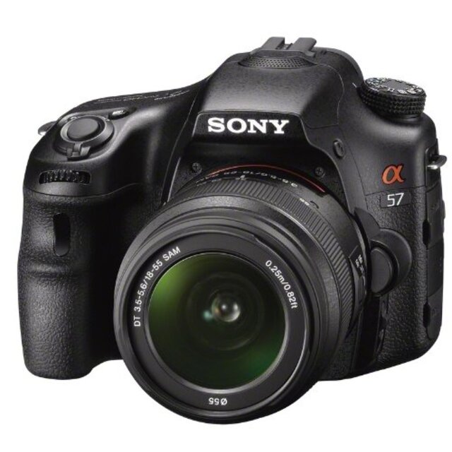 SONY ミラーレス一眼 α57 ズームレンズキット DT 18-55mm F3.5-5.6 SAM付属 SLT-A57K tf8su2k