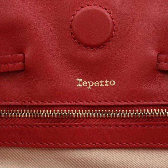 repetto(レペット)のレペット 2way ハンドバッグ ショルダーバッグ レザー 赤 レッド レディースのバッグ(ハンドバッグ)の商品写真