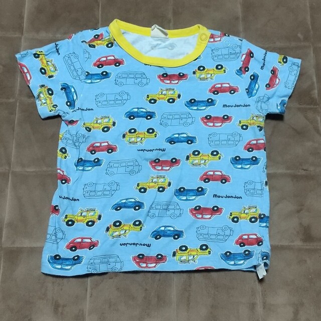 mou jon jon(ムージョンジョン)の95cm  車柄半袖Tシャツ キッズ/ベビー/マタニティのキッズ服男の子用(90cm~)(Tシャツ/カットソー)の商品写真