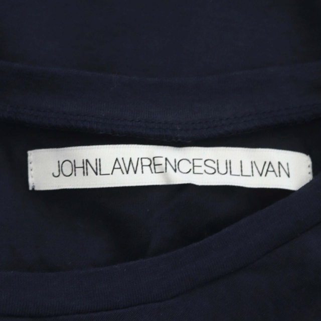 JOHN LAWRENCE SULLIVAN(ジョンローレンスサリバン)のジョンローレンスサリバン 袖レースTシャツ カットソー 切替 半袖 ONE 紺 レディースのトップス(Tシャツ(半袖/袖なし))の商品写真