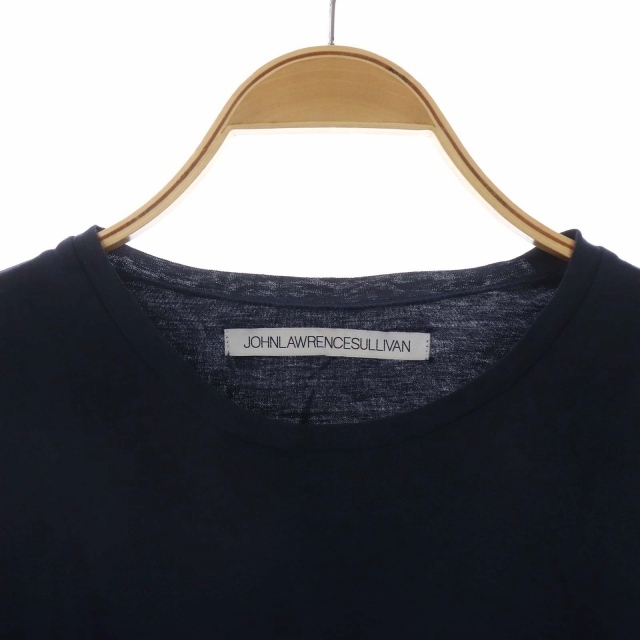JOHN LAWRENCE SULLIVAN(ジョンローレンスサリバン)のジョンローレンスサリバン 袖レースTシャツ カットソー 切替 半袖 ONE 紺 レディースのトップス(Tシャツ(半袖/袖なし))の商品写真