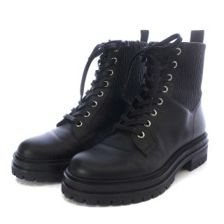 ジャンヴィットロッシ(Gianvito Rossi)のジャンヴィトロッシ MARTIS 20 コンバット レザーブーツ 37.5 黒(ブーツ)