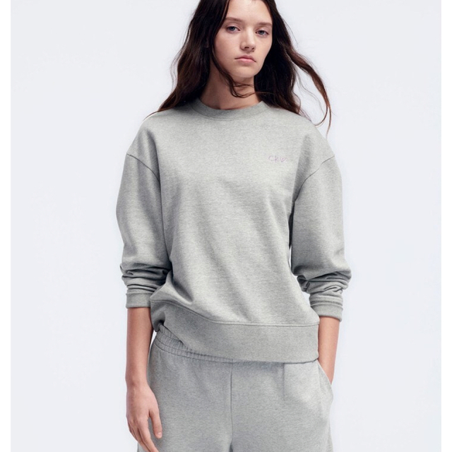 Jennie for CalvinKleinフレンチテリークルーネックスウェット-