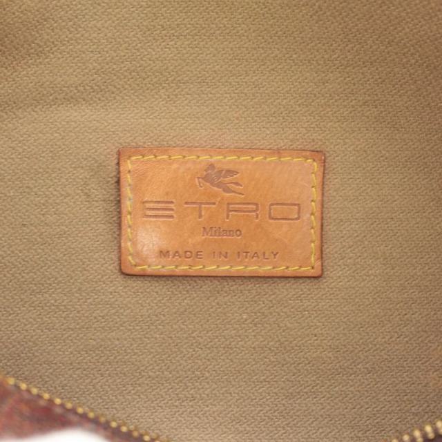 ETRO(エトロ)のETRO ミニボストンバッグ ハンドバッグ ペイズリー アルニカ 茶 ブラウン レディースのバッグ(ボストンバッグ)の商品写真