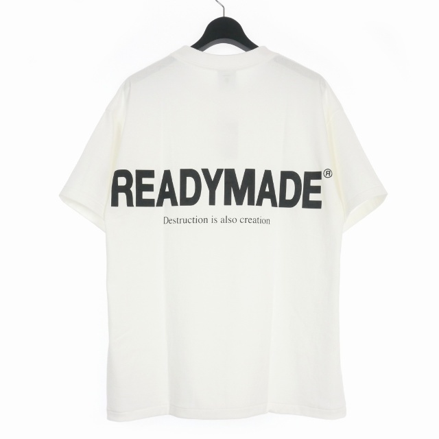 READYMADE 23SS バックプリント ロゴ Tシャツ カットソー 半袖72cm袖丈