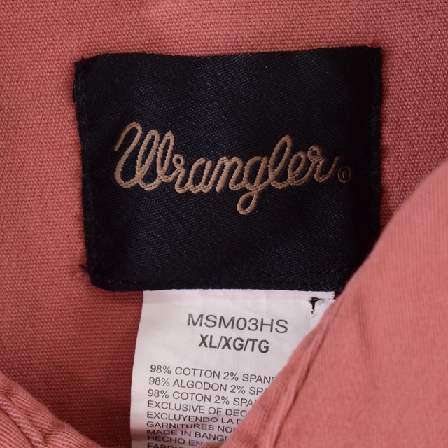 Wrangler(ラングラー)の古着 ラングラー Wrangler 長袖 ウエスタンシャツ メンズXL /eaa331303 メンズのトップス(シャツ)の商品写真