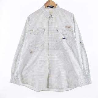 コロンビア(Columbia)の古着 コロンビア Columbia PFG チェック柄 長袖 フィッシングシャツ メンズXL /eaa335574(シャツ)