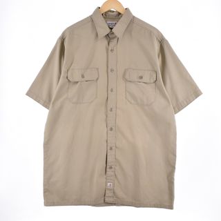 カーハート(carhartt)の古着 カーハート Carhartt 半袖 ワークシャツ メンズXL /eaa331301(シャツ)